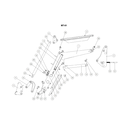 Części do Ładowacza czołowego Metal-Technik Tytan MT-01